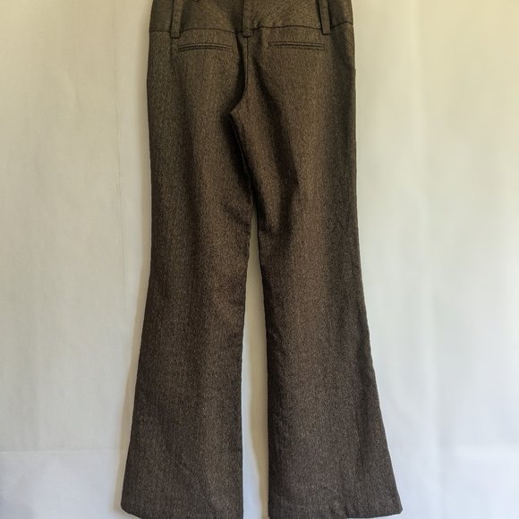 iZ Byer California: flared leg, mid-rise pants, sz 7. Brown twill work pants - Picture 7 of 15